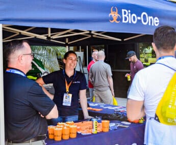 Bio-One of Tucson decontamination and biohazard cleaning team supports local businesses