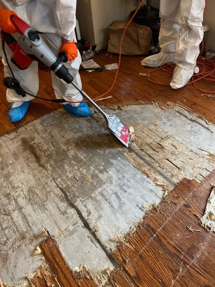 Biohazard cleanup such as porous surfaces can include untreated wood, removal can be very difficult work depending on the material. 